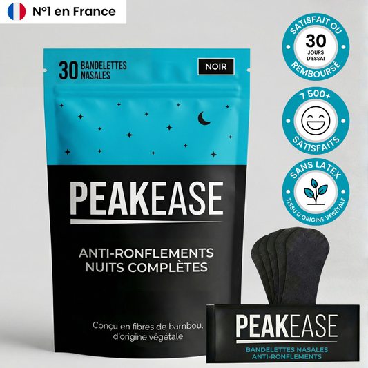 Bandes Nasales Anti-Ronflements PEAKEASE