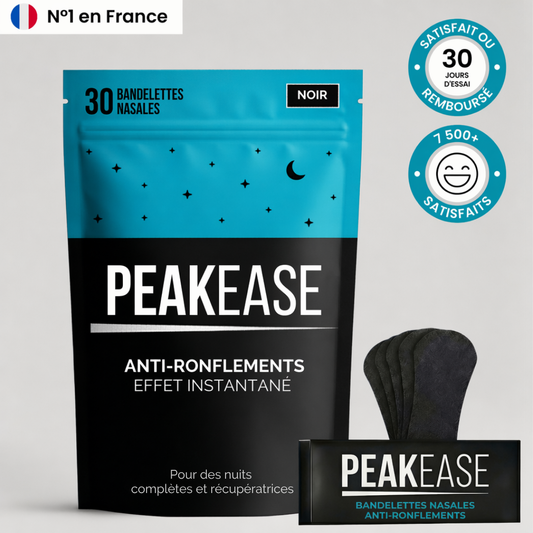 Bandes Nasales Anti-Ronflements PEAKEASE